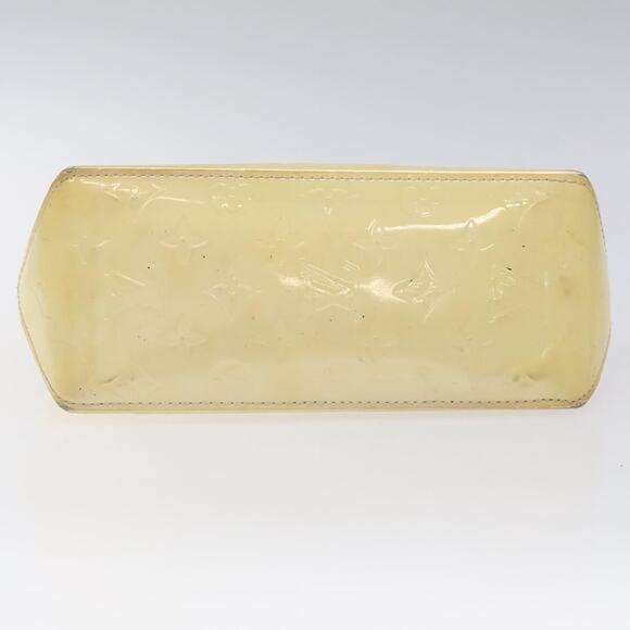 LOUIS VUITTON Monogram Vernis Reade PM Hand Bag Perle M91336 - Picture 9 of 12